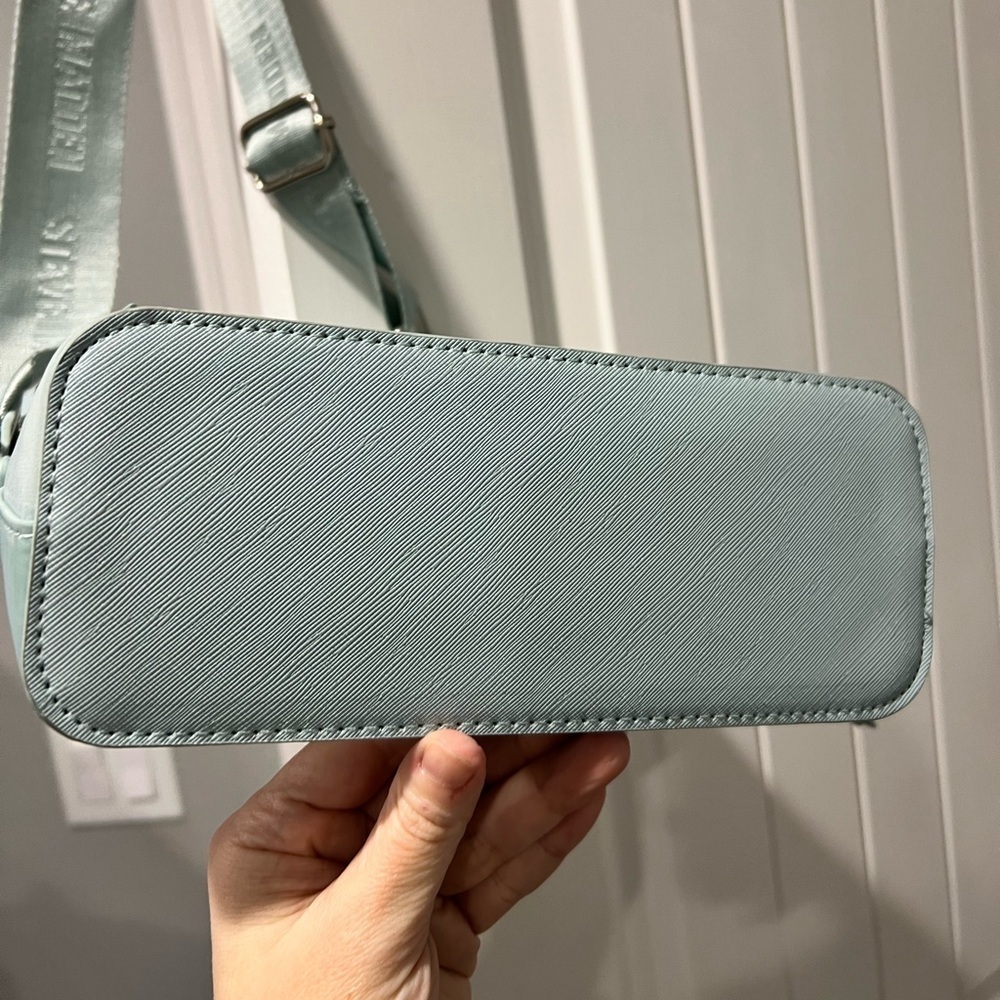 Steve Madden bag purse small mint green light blue crossover - Picture 3 of 11